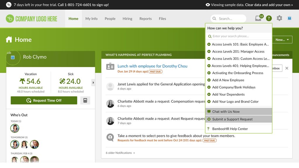 BambooHR review TechRadar