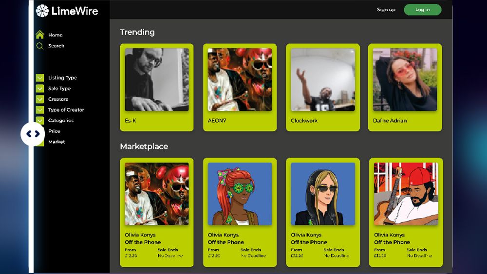 Revamped versions of websites from the past