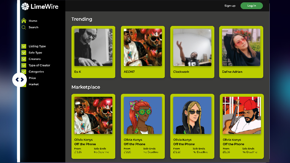 Revamped versions of websites from the past