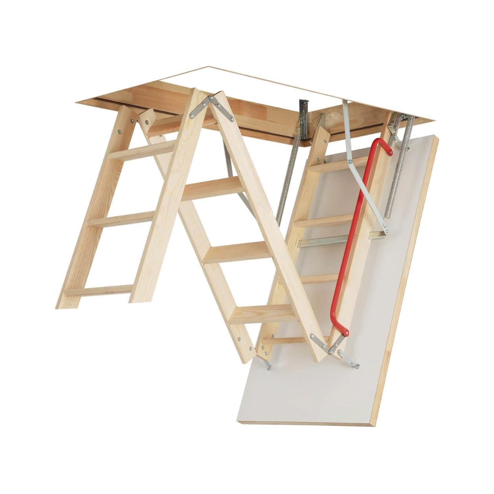 Folding loft ladder