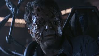 Dr. Weir without his eyes in Event Horizon
