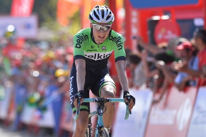 Wilco Kelderman (Belkin) was third on stage 13 of the Vuelta