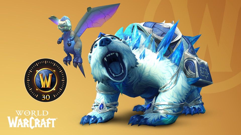 Blizzard 30th anniversary in-game items
