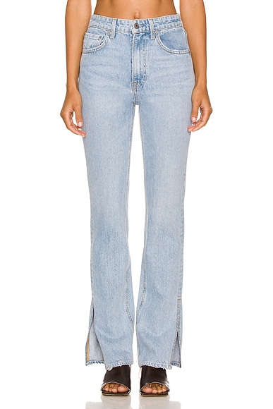 Harlow High Rise Boot Slit Jeans