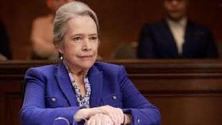 Kathy Bates as Matlock in court in Matlock episode 3