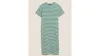 M&S Collection Pure Cotton Striped Midi T-Shirt Dress