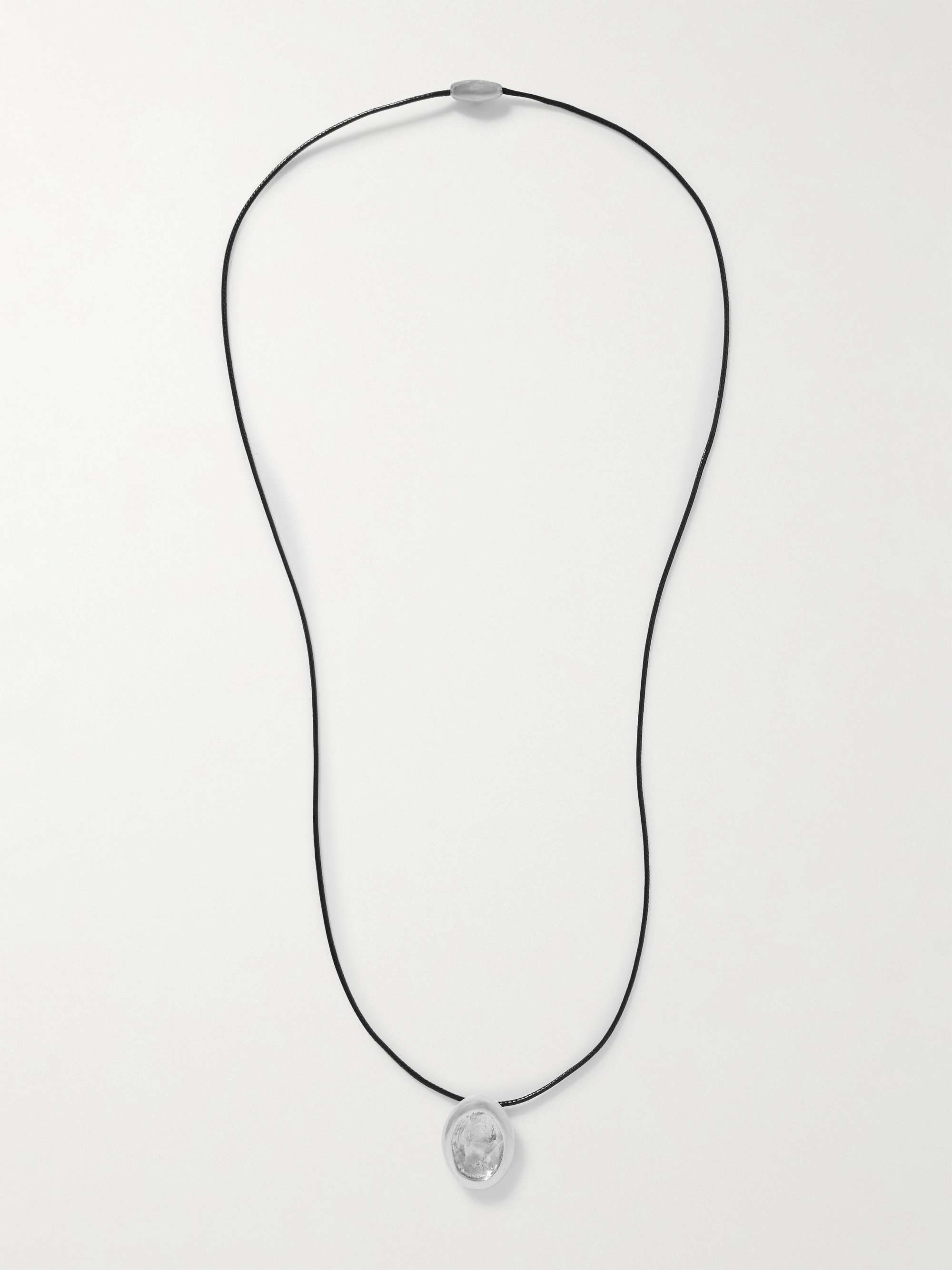 Aesop Silver and Cord Necklace