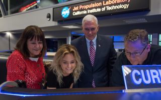 VP Mike Pence at NASA JPL