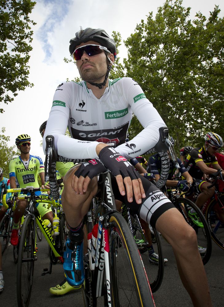 Tom Dumoulin before the stage 14 start.