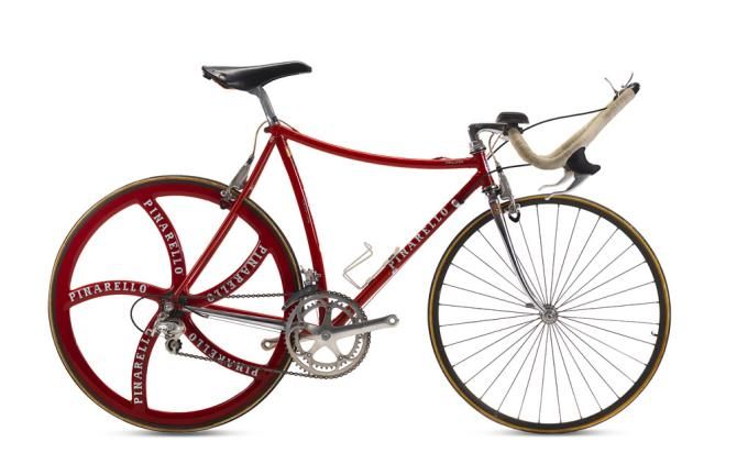 The height of aero technology in the late '80s. Franco Chioccioli and his Del Tongo squad rode Pinarello TT bikes to victory in the team time trial stage at the 1988 Giro d'Italia