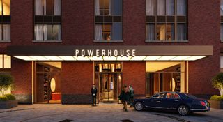 render of entrance at Powerhouse, Chelsea Waterfront