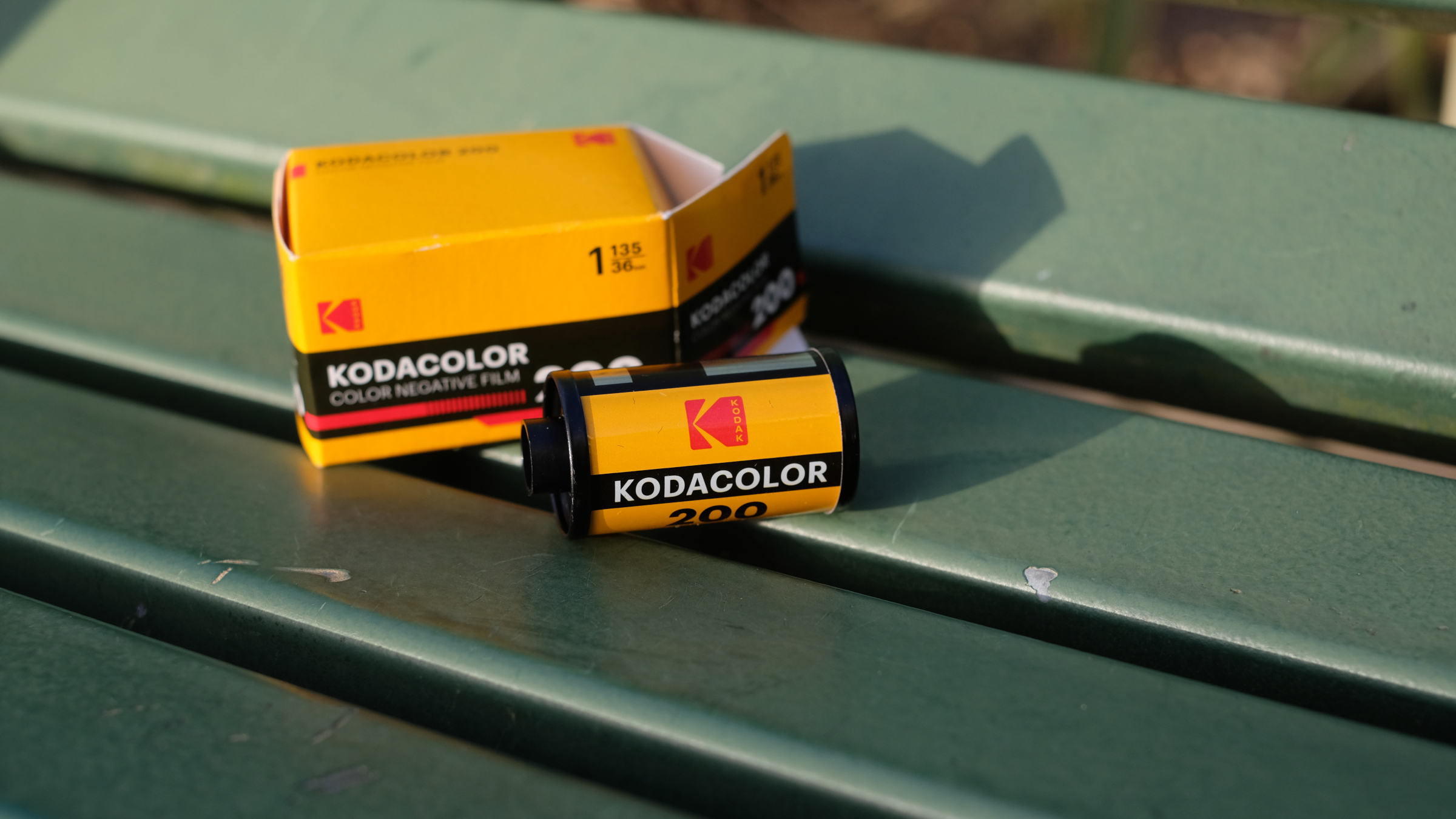 Photograph of Kodak Kodacolor 200 film canister
