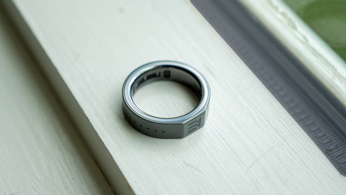 Even Realities R1 smart ring on a windowsill