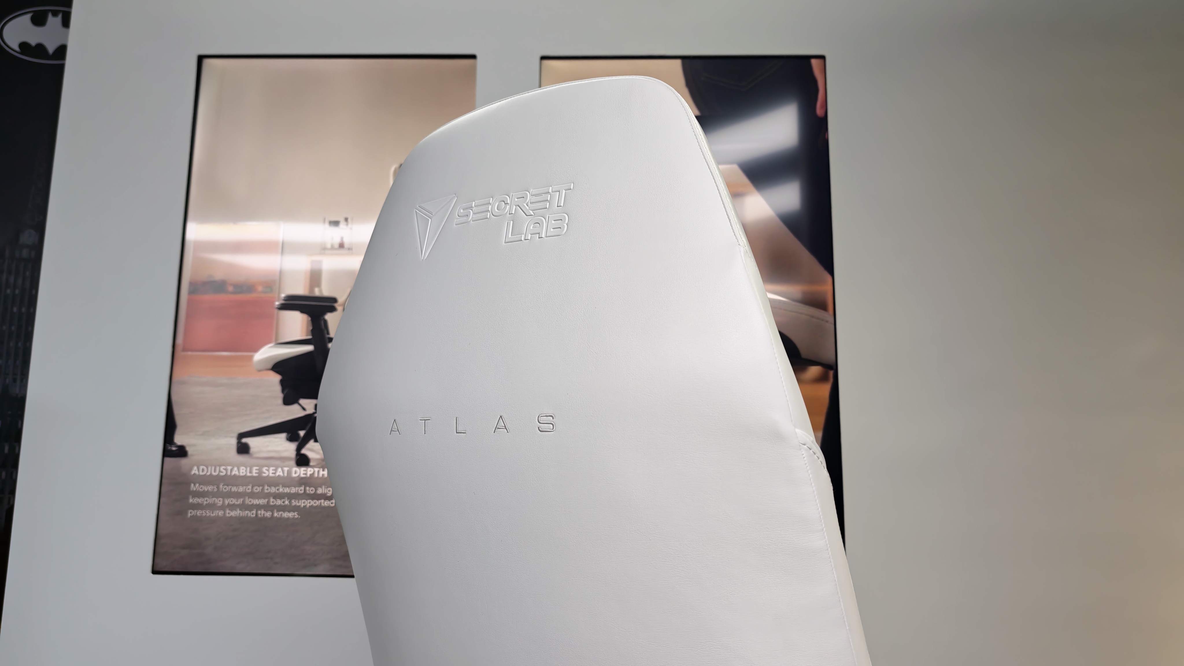 The Secretlab Atlas on show at the brand's Singapore showroom and office.