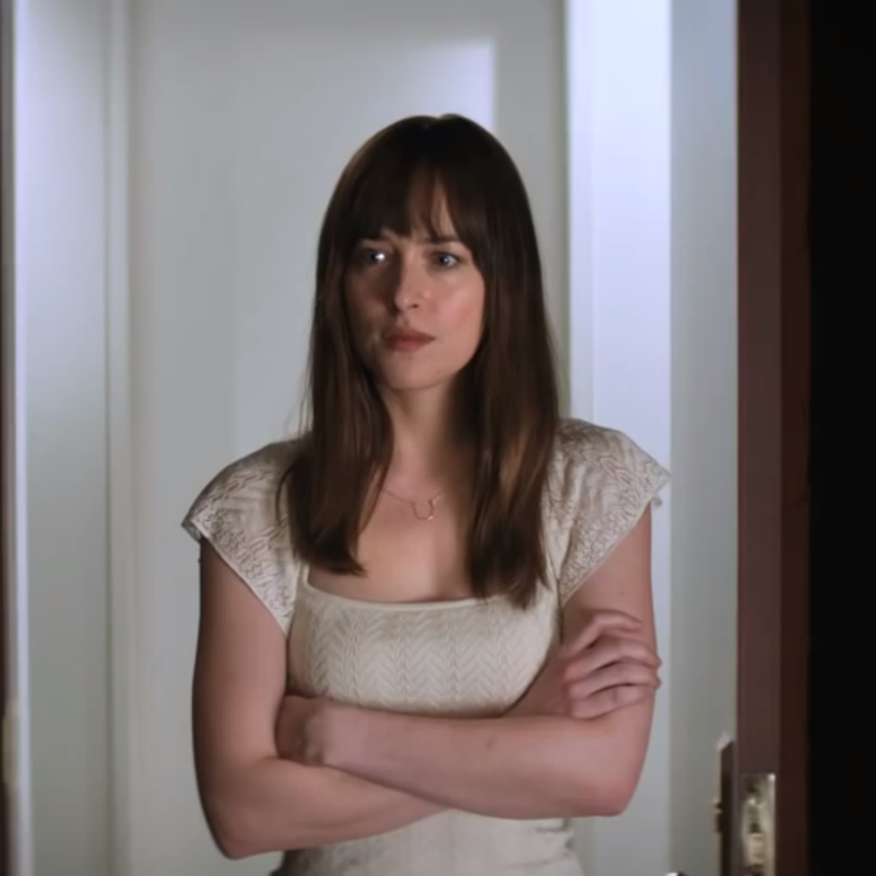 Fifty Shades Of Grey Playroom Scene Watch Fifty Shades Of Grey Scene Marie Claire 