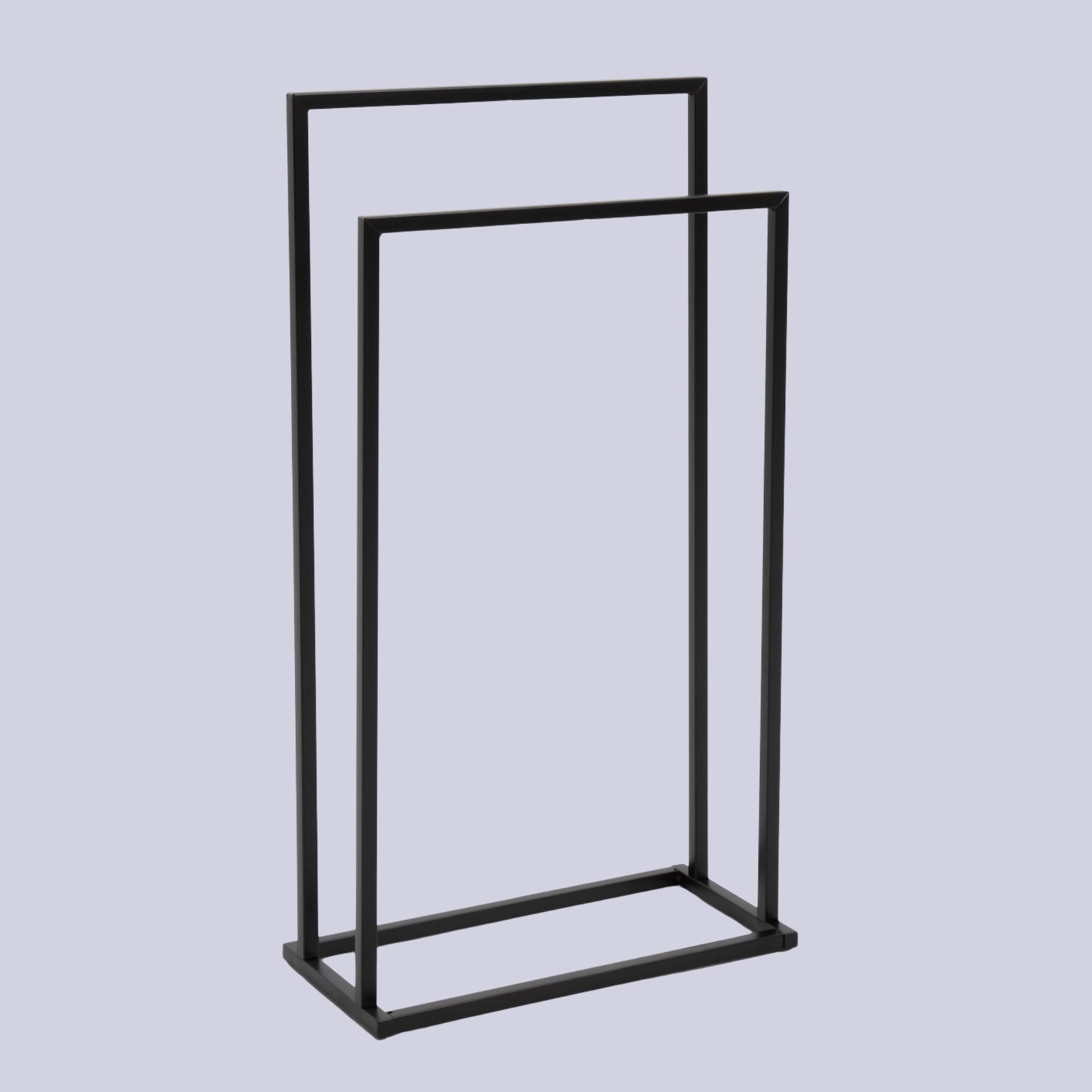 Habitat, 2-Tier Freestanding Towel Rail in Black