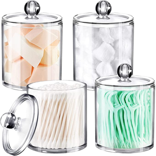 SheeChung acrylic countertop jars with storage lid