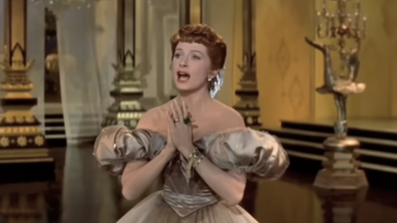 Anna singing in The King And I