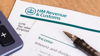 A calculator, a pen and a self-assessment income tax return