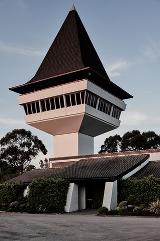 The new viewing tower at the Mitchelton Hotel and Day Spa