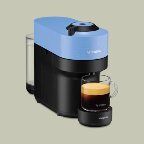 Nespresso, Vertuo Pop Coffee Machine, Pacific Blue