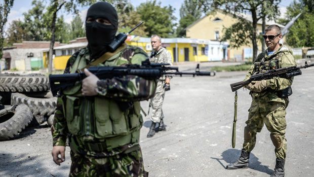 Pro-Russian separatists in Ukraine