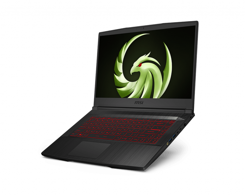 MSI Bravo 15 front open