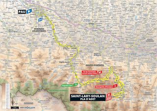 Die Route der 14. Etappe der Tour de France 2024