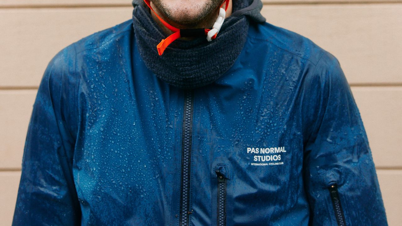 PAS Normal Essential Shield Jacket after five hours of rain