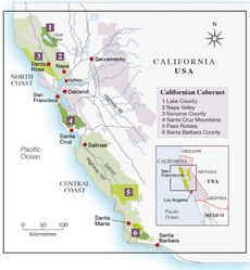 California Cabernet 2015 Map
