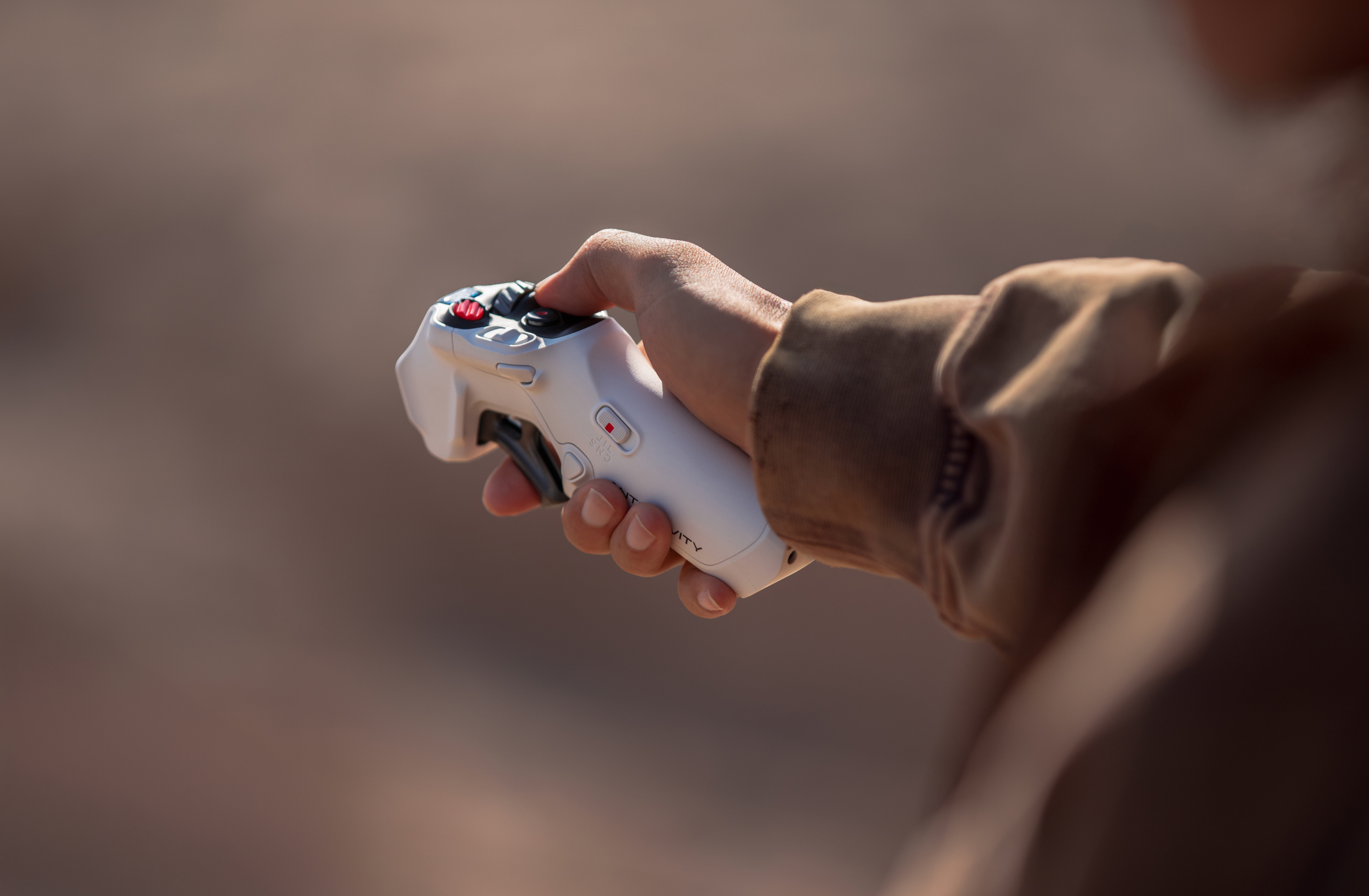 Antigravity Grip controller in a hand