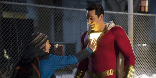 Zachary Levi and Jack Dylan Grazer in Shazam!