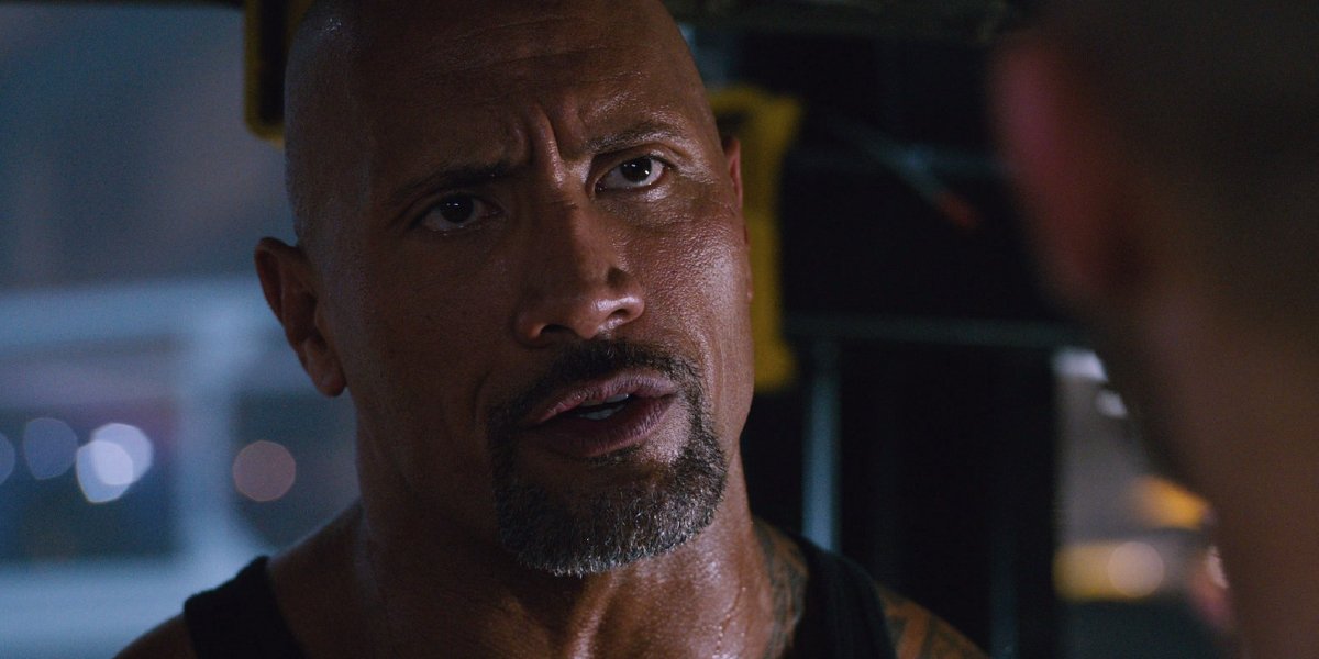 Dwayne Johnson in The Fate of the Furious