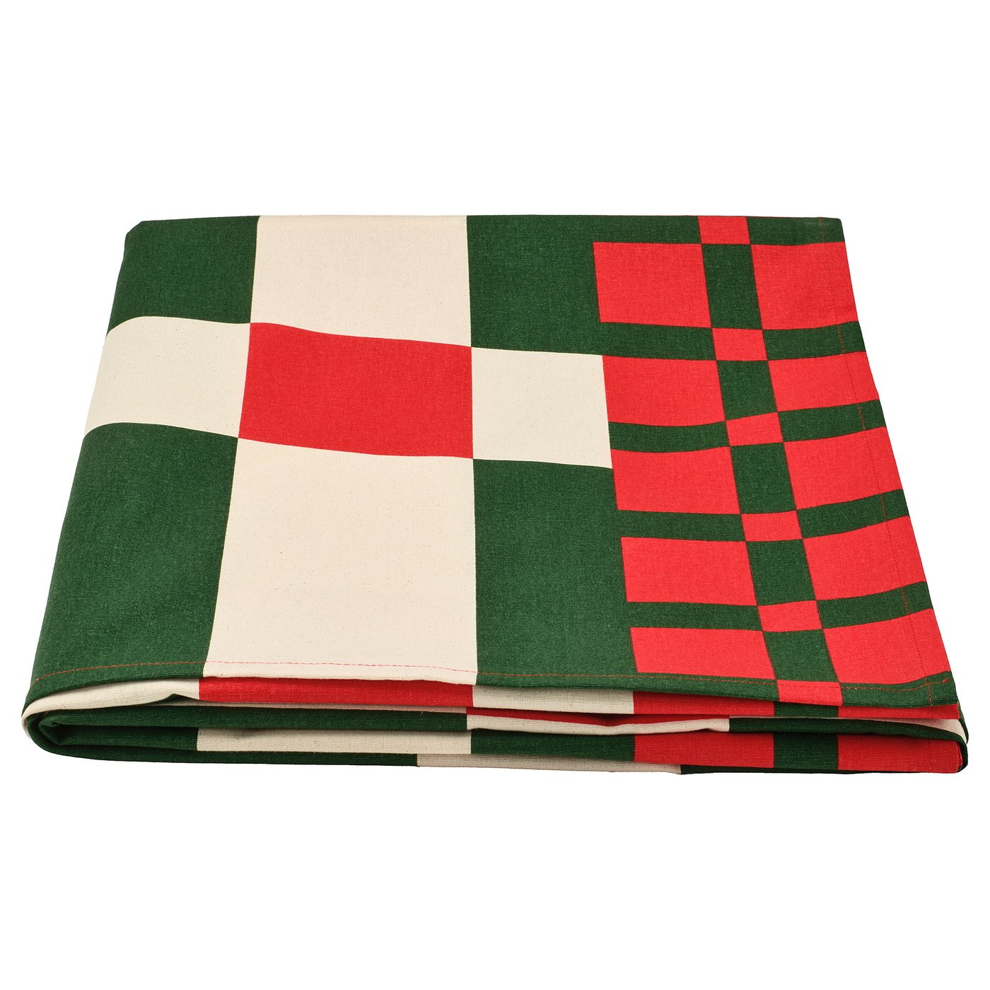 Vinterfint Tablecloth - Check Pattern Red/green 145x240 Cm