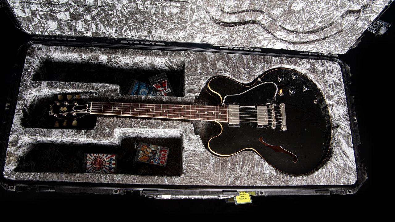 Kirk Hammett's Factory Black 1959 Gibson ES-335