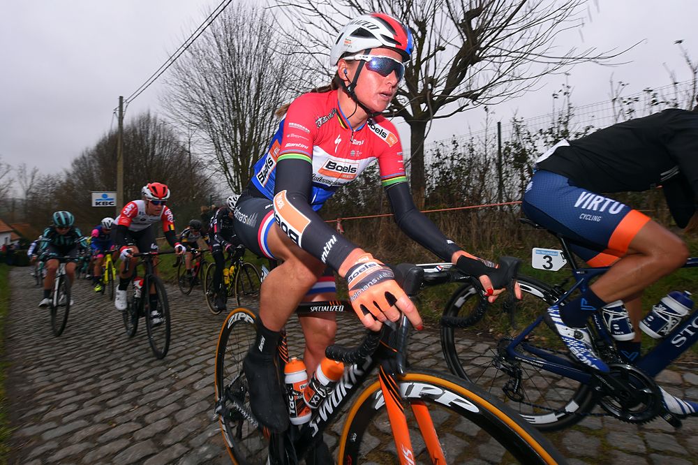 Chantal Blaak (Boels Dolmans) at Omloop Het Nieuwsblad