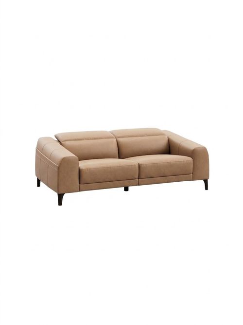 Reo 2 Seater Sofa with Smart Pockets in Prestige Palomino