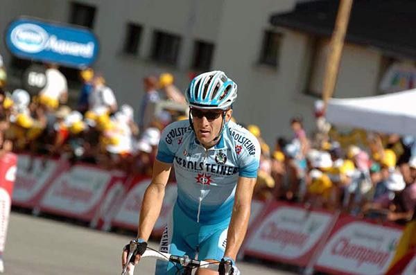 Levi Leipheimer (Gerolsteiner) at the finish
