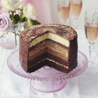 Chocolate Ombre Cake-October 2013-Let them eat cake-woman and home