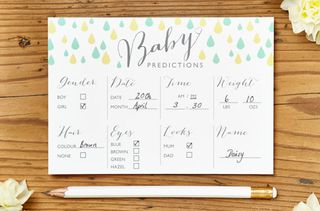 Baby shower games
