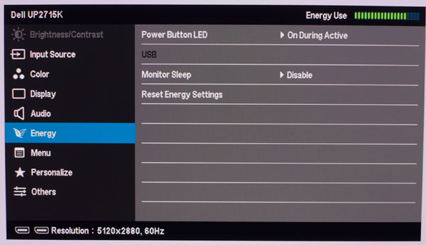 Dell UP2715K OSD Setup And Calibration