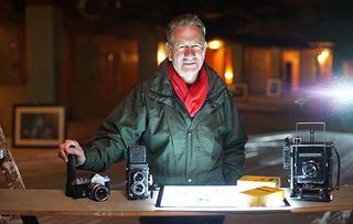 Michael Portillo inside Odeon New Victoria for 4/5 episode of Hidden History of Britain, being shown on Friday 30th November