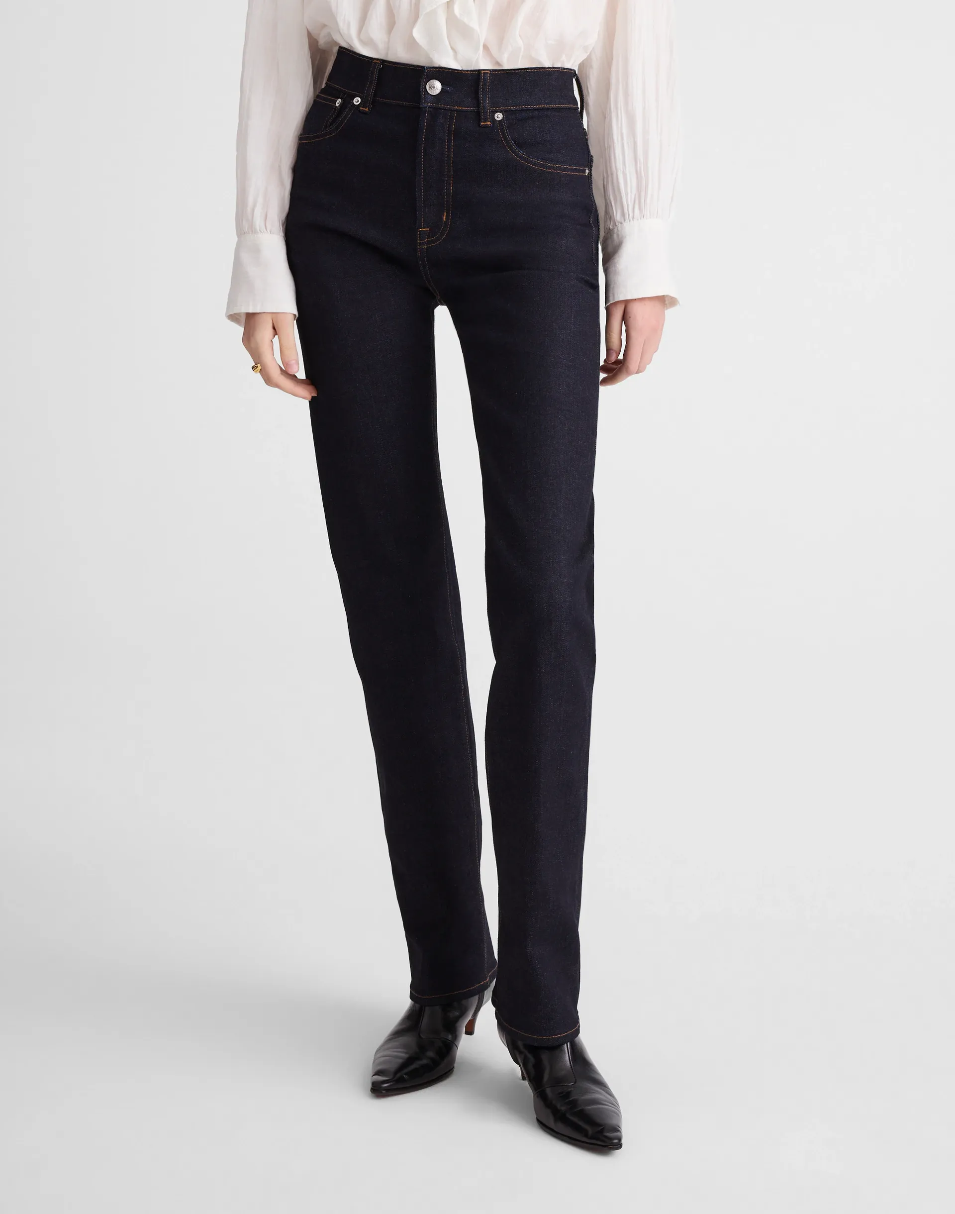 Madewell X Kaihara Denim Longline Straight Jean
