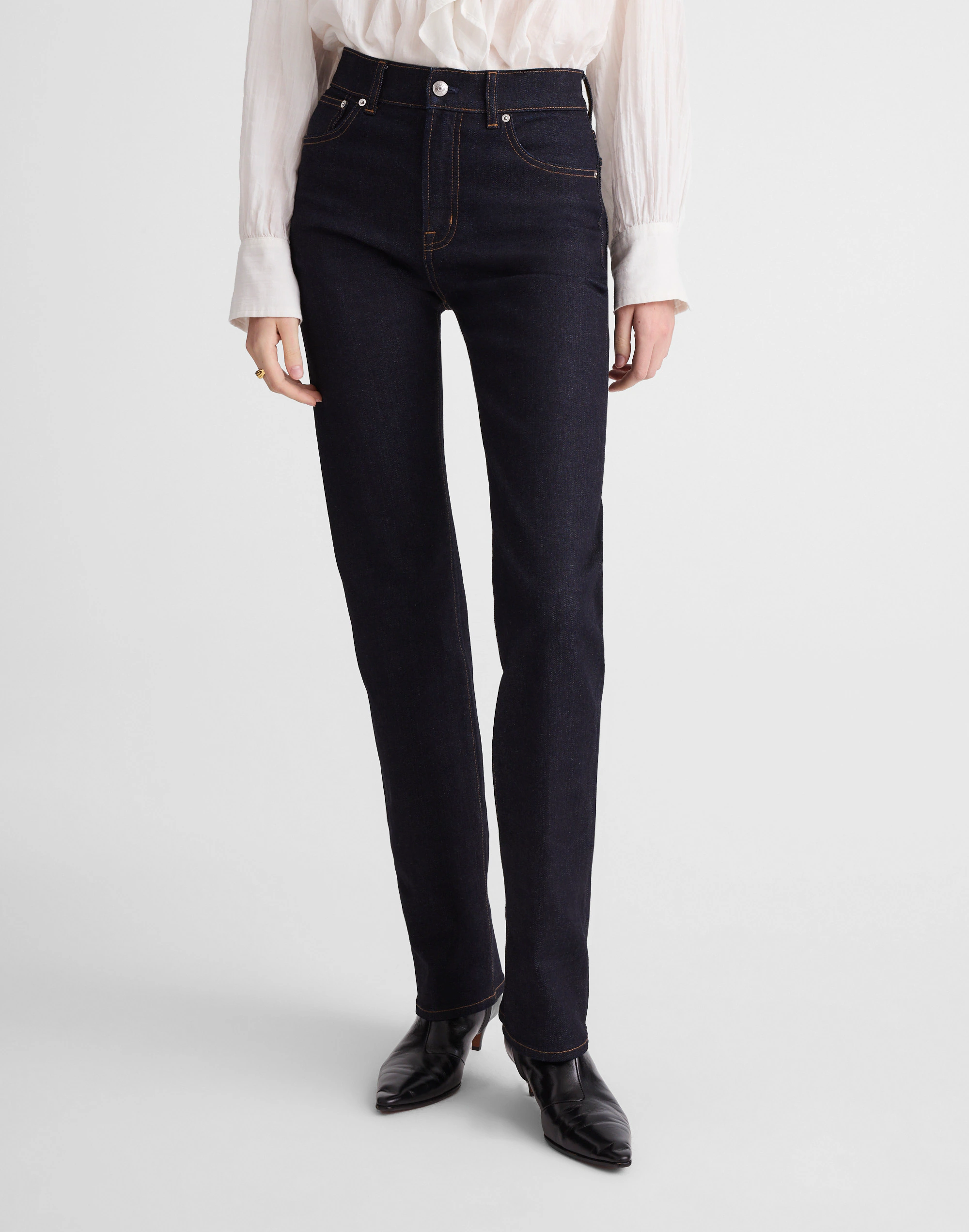 Madewell X Kaihara Denim Longline Straight Jean