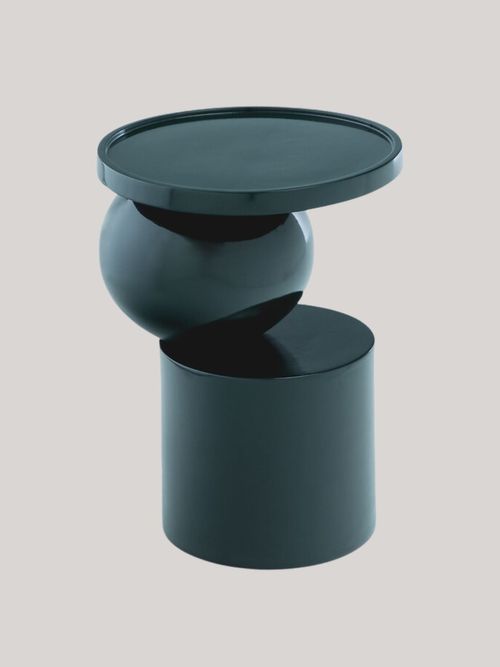 Glossy Acacia Side Table 