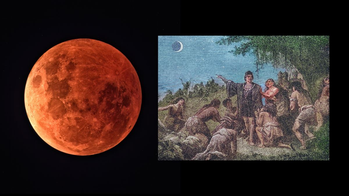 This month's 'blood moon' eclipse mirrors one Christopher Columbus used to scare indigenous people with in 1504