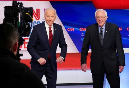 Joe Biden and Bernie Sanders