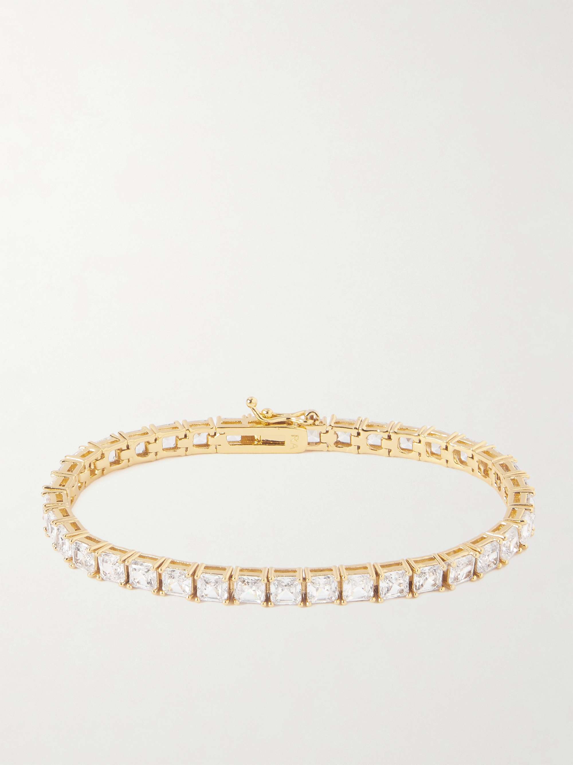 Gia Gold-Tone Cubic Zirconia Tennis Bracelet