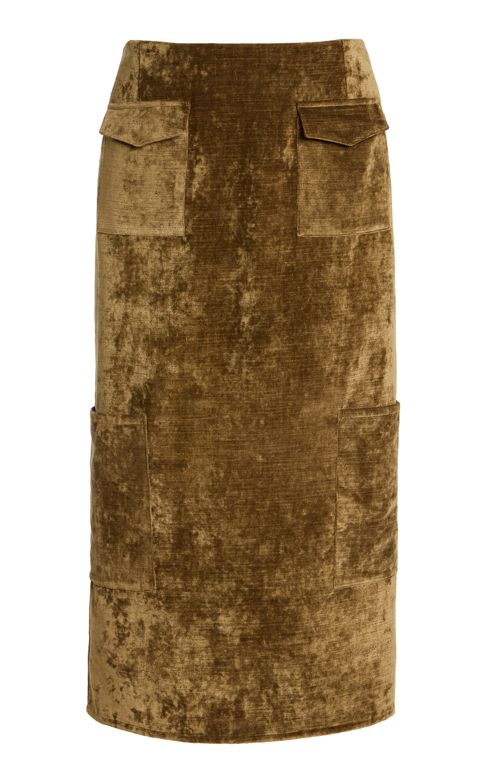 Valleta Velour Midi Skirt