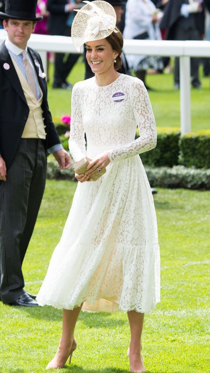 Kate Middleton's sheer lace Ascot dress is utterly stunning | Woman & Home